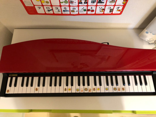 KORG MICROPIANO マイクロピアノ ミニ鍵盤61鍵 レッド 61曲のデモソング内蔵 自動演奏可能