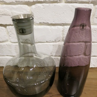 ガラス フラワーベース（花瓶・インテリア小物 置物）