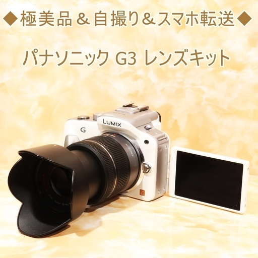 ◆極美品＆自撮り＆スマホ転送◆パナソニック G3 レンズキット