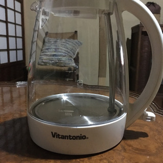 vitantonio ヴィタントニオ　ガラス電気ケトル　1L