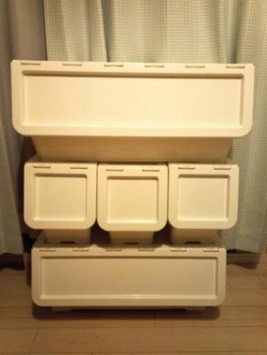 引取限定 スタックボックス キャリコ カインズ 収納 L 2個 S 3個 Macky 八千代中央の家具の中古あげます 譲ります ジモティーで不用品の処分