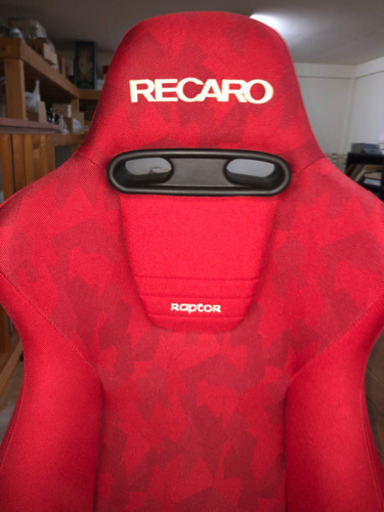 RECARO レカロ ラプター raptor 2000脚限定 超美品 左右2脚セット 赤 レッド