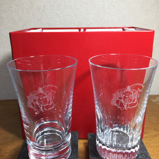エビス   バカラ  グラス 景品【ペア】【非売品】【未使用】