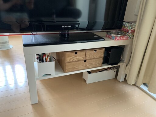 無料 Ikea Lack ラック テレビ台 ホワイト 90x26x45 Cm Yuri 江東のその他の中古あげます 譲ります ジモティーで不用品の処分