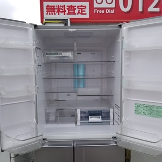 【恵庭】日立　ノンフロン冷凍冷蔵庫　Ｒ-SF52ZM 　2010年製　520Ｌ　PayPayOK!