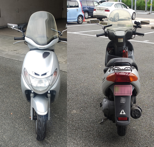 アドレス110 CF11A 初期ロット ドラレコ搭載