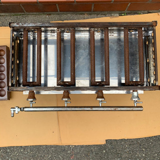 処分特価！引取り限定！銅板たこ焼き器 18穴×4連 某有名店使用品(都市ガス)