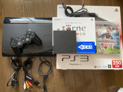 PS3（250GB）ウイイレ13、torne