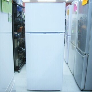 2018年製 冷蔵庫 130L Haier JR-N130A 100Lクラス 幅47.4×奥行49.5×高さ112.8㎝ ホワイト 苫小牧西店 2018年製 冷蔵庫 130L Haier JR-N130A 100Lクラス 幅47.4×奥行49.5×