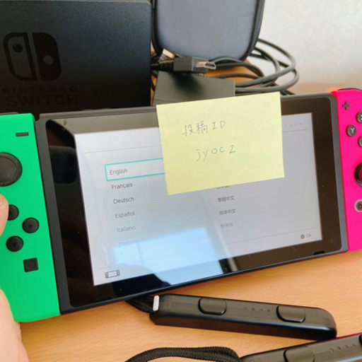 任天堂　switch ソフト2つ付き　マリカー  スプラトゥーン2　純正ケース付き　スイッチ