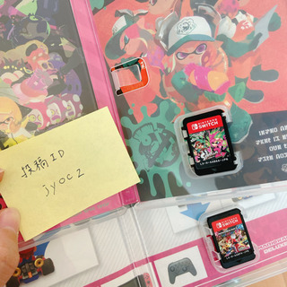 任天堂 switch ソフト2つ付き マリカー スプラトゥーン2 純正ケース 