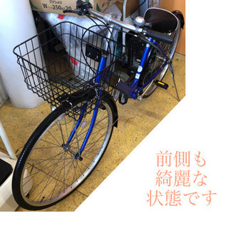 美品 あさひ 自転車 6変速 27インチ ブルー ママチャリ 仕上がりました