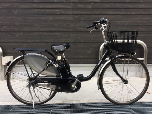 地域限定　パナソニック　ビビ　DX　新基準　子供乗せ　16AH　黒　アシスタ　ナチュラ　神戸市　電動自転車