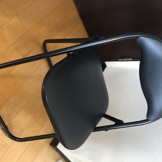 折りたたみパイプ椅子 黒