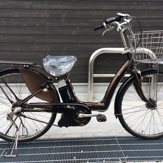 地域限定 ブリヂストン ボーテ 新基準 三人乗り 子供乗せ 茶  