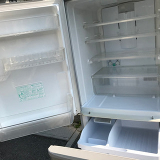 一時受付終了】2011年製 SHARP 3ドア 両面開き 冷凍冷蔵庫 SJ-WA35W-S