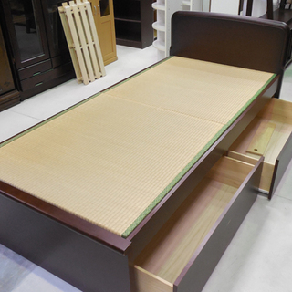 畳ベッド シングルベッド 枠のみ 木製フレーム 引き出し付き