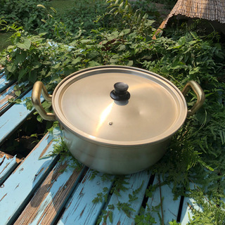 鍋☆キャンプで大鍋(^^)；直径40×深さ19cm
