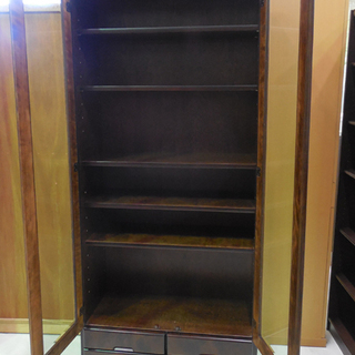 書棚 大雪木工 幅 高さ185cm 北国 民芸調 本棚 シェルフ 北海道 札幌市東区 新道東店 モノハウス 新道東 札幌の収納家具 本棚 の中古あげます 譲ります ジモティーで不用品の処分