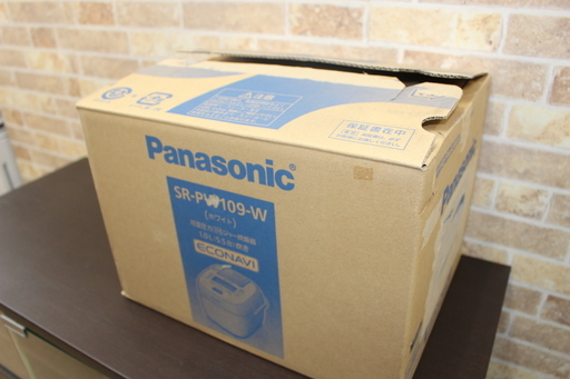 新品未使用 Panasonic 炊飯器 Wおどり炊き  SR-PW-109-W★特別価格★大田区内配送無料★店頭取引歓迎！