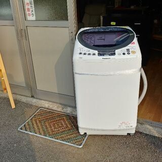 Panasonic　全自動洗濯機8キロ　エコナビ乾燥機機能付き。