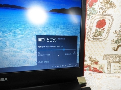 人気のワインレッド！i3 WI-FIOK 東芝
