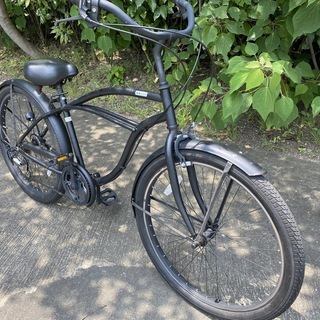 ビーチクルーザー HOLLY 26インチ マットブラック