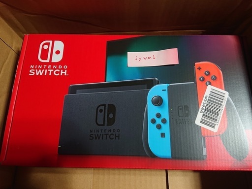 未開封「Nintendo Switch Joy-Con(L)ネオンブルー/(R)ネオンレッド 新モデル [Nintendo Switch本体]」