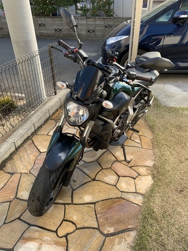 【値下げしました！】MT-07　ABS　H27年式　車検付（R3.12.26まで）　フルエキマフラー（Akrapovic）付