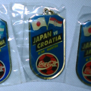 コカ・コーラ 1998 FIFAワールドカップ キーホルダー 3種