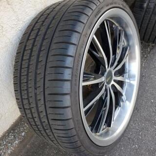 夏タイヤ１９インチ、バリ山　4本セット