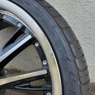 夏タイヤ１９インチ、バリ山　4本セット