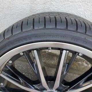 夏タイヤ１９インチ、バリ山　4本セット