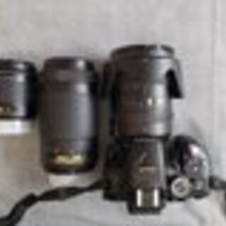 3レンズ付きNikon D5300カメラ（ほとんど使用されていません）