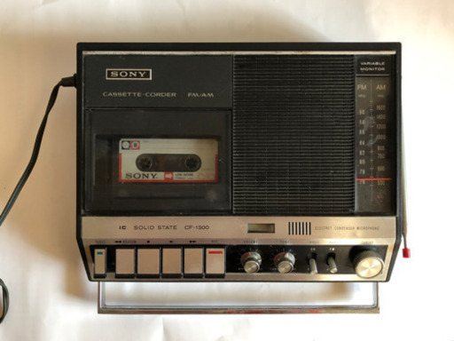 ソニー ラジオカセットデッキ CF-1300 ジャンク