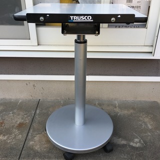 TRUSCO ワークスタンドデスク 昇降 チルト作業台 デスク ミニテーブル