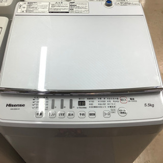 安心の1年間保証付!! 【ハイセンス19年製】 全自動洗濯機 【トレファク