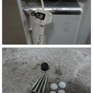 (4910-0)TOTO 洗面化粧台＋ミラーキャビネット 600幅 シャワー水栓 LDPA060BAGSN1A 中古品