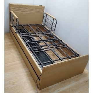 お取引中】電動リクライニングベッド 介護用寝具 在宅ケアベッド 