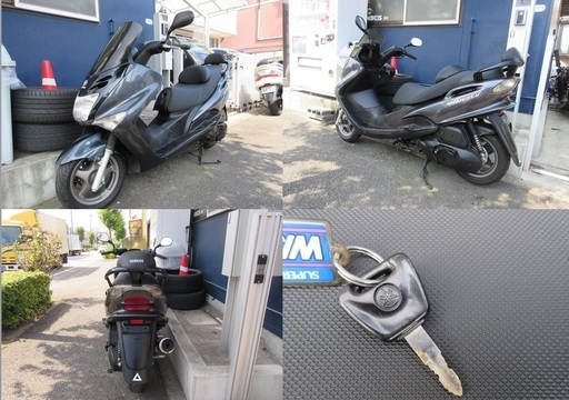 埼玉川口発！ヤマハ マジェスティ125FI ガンメタ 整備済車両！自賠