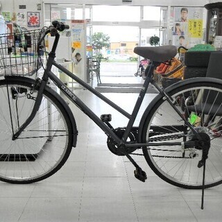 シティサイクル 27インチ CLASSICAL 6段変速 ネイビー色 自転車 苫小牧西店