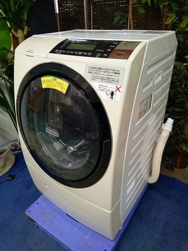 日立 ドラム式洗濯乾燥機 11kg 2016年製BD-S8800L-