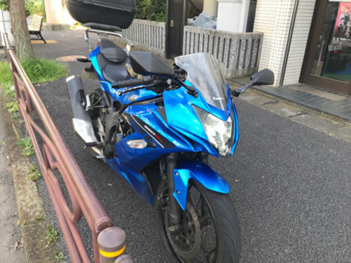 Ninja250sl キレイなブルーワンオーナー純正 改造なし ショップメンテナンス 本間 克之 菊名のカワサキの中古あげます 譲ります ジモティーで不用品の処分