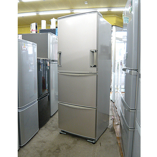 左右開き!!【シャープ 3ドア冷蔵庫 345L 2011年製】SJ-WA35T-S 幅600mm