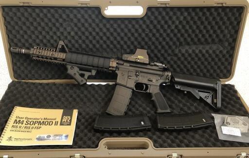 LCT AKM ハードリコイル＋ビンテージカスタム VFC Colt M4A1 FSP Forging 鍛造 GBBR ガスブロ ガンケース付き ＶＦＣ UMP45ガスブロ