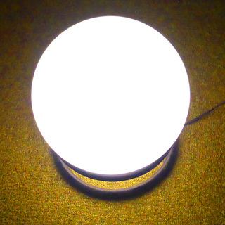 床置き 球型 ランプ（照明器具）直径30cm 【手渡し】JR倉敷駅周辺
