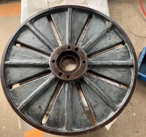 中古　面板　旋盤用面板　600ｍｍ　管理番号♯13