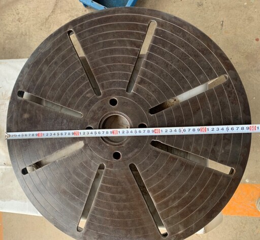 中古　面板　旋盤用面板　600ｍｍ　管理番号♯13 中古 面板 旋盤用面板 600mm 管理番号♯13