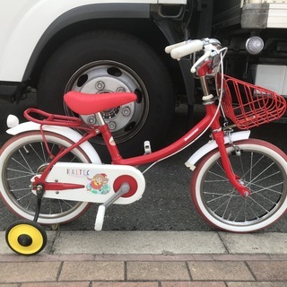 新古品　ブリヂストン　子供用自転車　16インチ　カルテック　未使用　補助輪付き