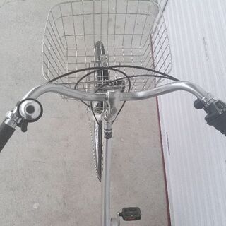 買い物自転車 丸石 AEGIS 27インチ オートライト 籠付き 6段変速